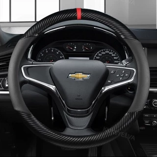 Capa De Fibra De Carbono Para Volante De Carro 38cm Chevrolet Todos Os Modelos Captiva Cruze Sonic Auto Acessórios Interiores Estilo