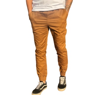 Calça jogger store masculina sarja bege