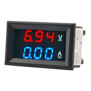 Voltímetro Amperímetro Digital Led Dc 10a 100v Dc 12v