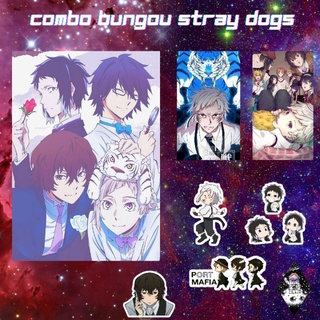Combo  Holográfico do anime / mangá Bungou stray dogs - Vários Modelos