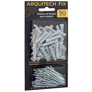 Prego E Bucha Para Fixaçao De Rodapes E Guarniçao Arquitech Fix