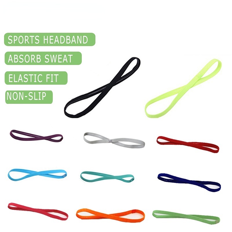 Luc Faixa De Cabelo Elástica Antiderrapante Para Yoga Esportes Academia