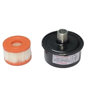 Filtro De Ar Para Compressor Rosca 3/8 Equivalente 16mm Diametro Reforçado Com Elemento