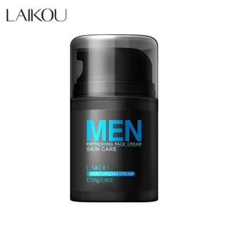 Homens Creme De Cuidados Com A Pele Óleo Hidratante Refrescante Facial Controle De Umidade 50g Laikou