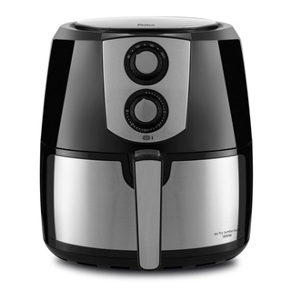 Fritadeira Air Fryer Philco Jumbo 5,5L Preto e Inox 127V