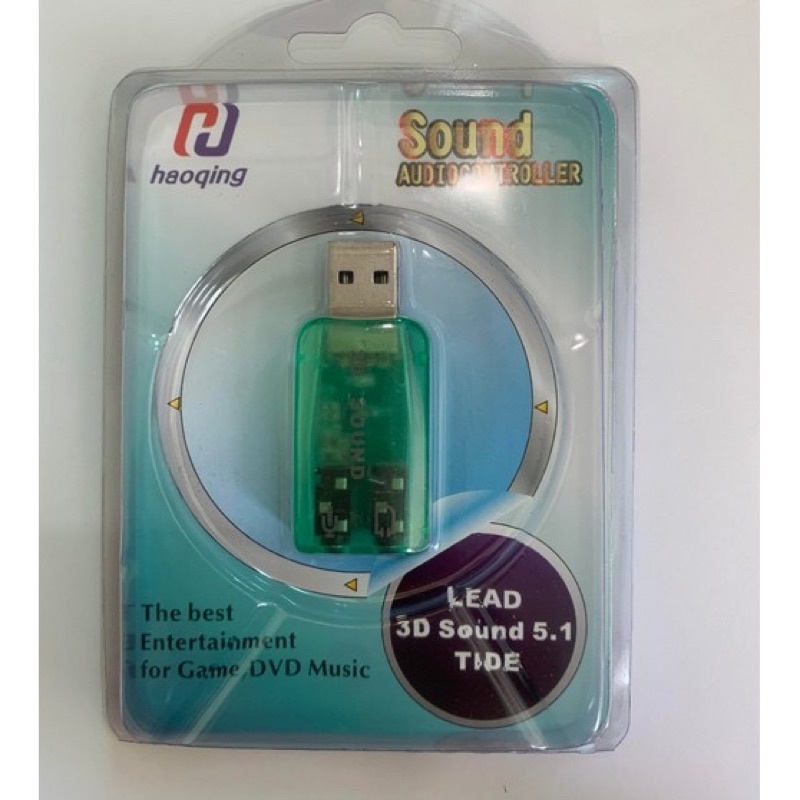 Placa de Som 3D Sound 5.1