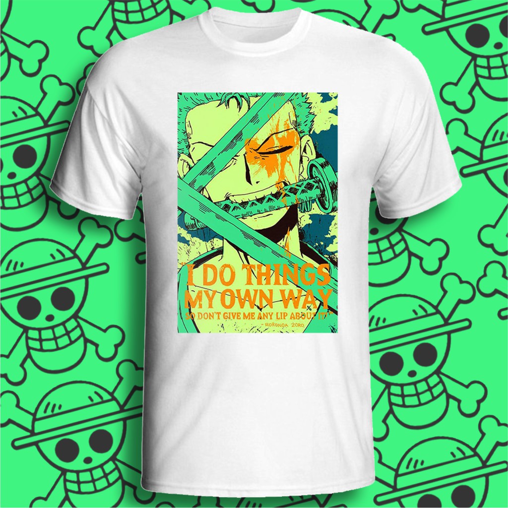 Camiseta Personalizada One Piece - Zoro Sola