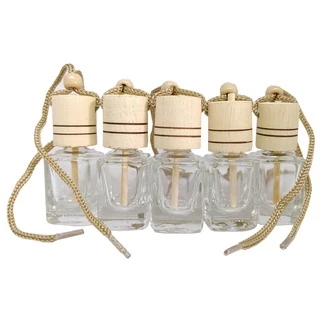 30 Vidros 10ml Aromatizador de Carro Quadrado - Revenda