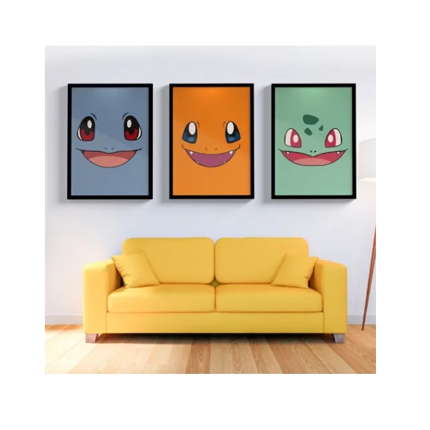 Quadro para Quarto Pokemon GO Kyogre Lendário 45x33 A3 - Tudo4Home