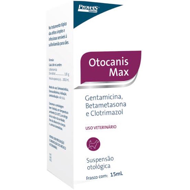 Otocanis Max 15 ml - Provets ( tratamento de otites é infecção de ...