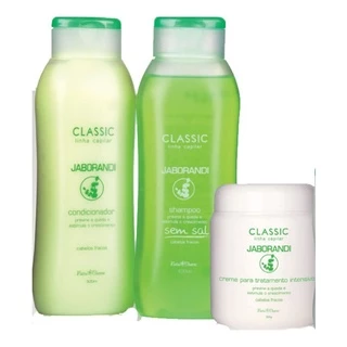 Kit Jaborandi Previne a Queda e Estimula Crescimento Natu Charm Cosméticos