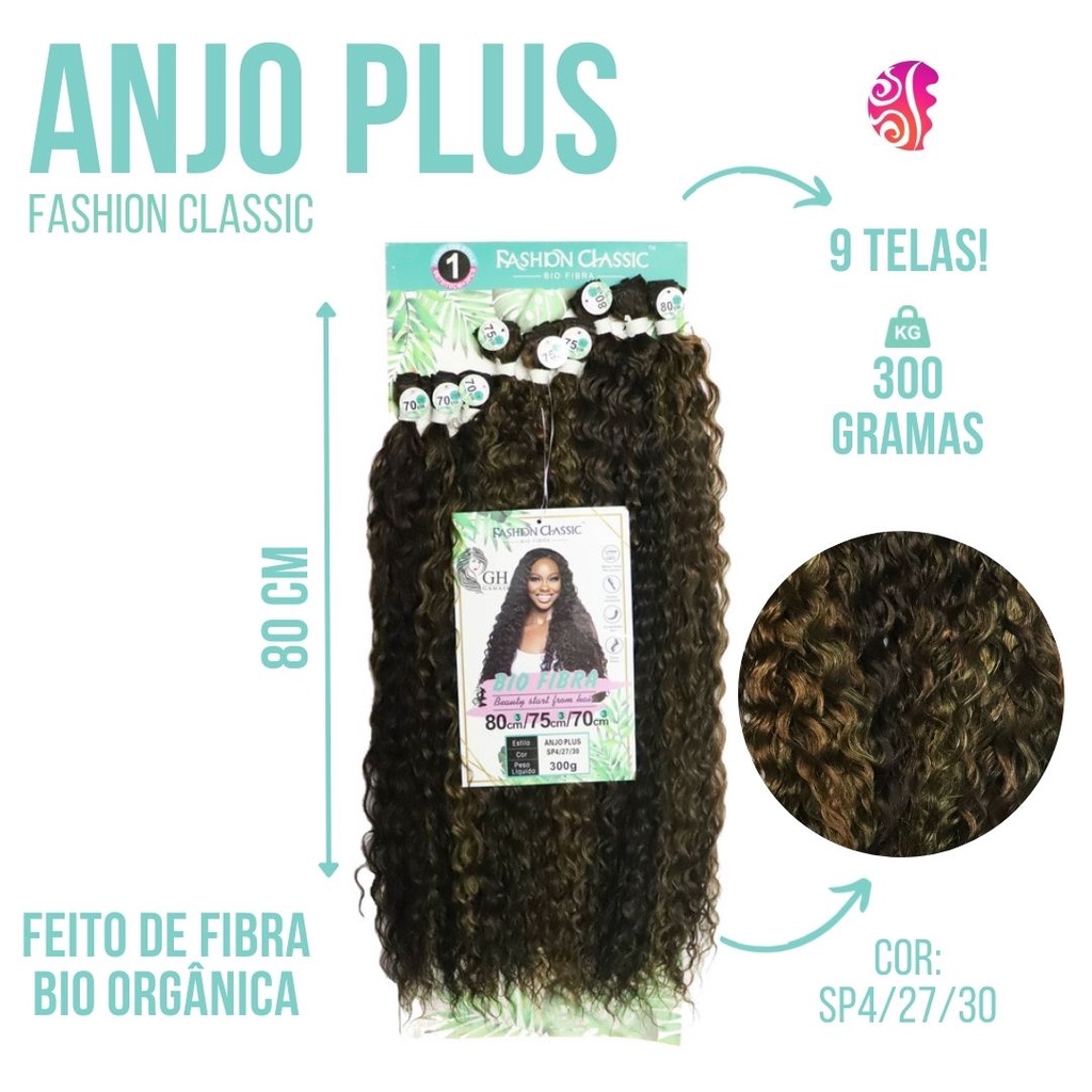 Cabelo Bio Fibra Anjo Plus Fashion Classic - Fashion Line