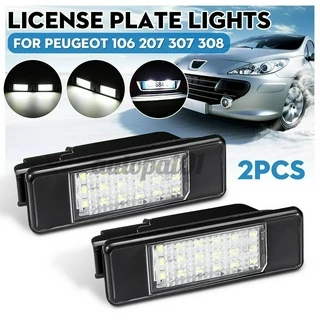 (Alta Qualidade) 2 X Led License Número Da Placa De Luz Para Citroen Berlingo C3 C4 C6 C8 Peugeot 307