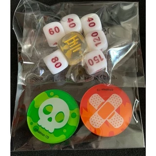 Kit Dados e Marcadores de dano Pokemon - Celebrações 25 anos ou Destinos Brilhantes