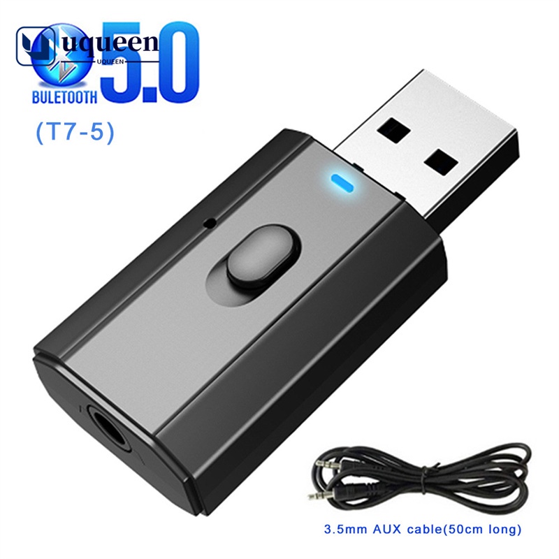 Adaptador UQ Bluetooth USB Transmissor Sem Fio Receptor AUX De 3,5mm ...