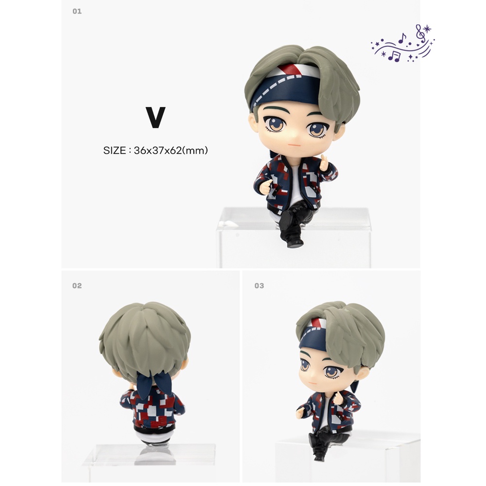 BTS (Bangtan boys) Monitor Figure , TinyTan , Oficial , Original