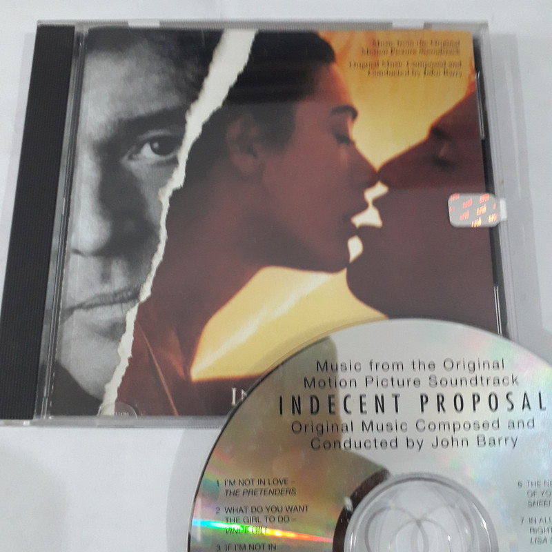 Cd PROPOSTA INDECENTE Soundtrack Trilha Sonora Original Shopee Brasil