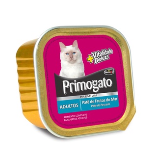 Racao Umida Primogato Premium Pate Frutos Do Mar 150gr
