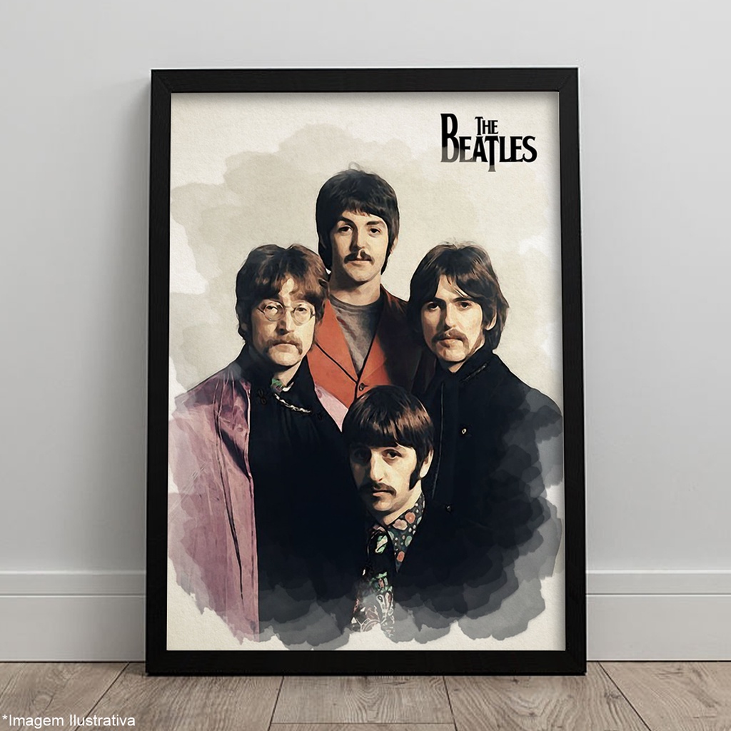 Artopweb Pannelli Decorativi Anonymous The Beatles-London Quadro, Legno, Multicolore, 27x1.8x27 cm, 1252 unità