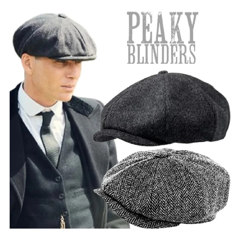 Boina Chapéu Peaky Blinders Shelby Inglesa Lã Várias Cores Alta Qualidade