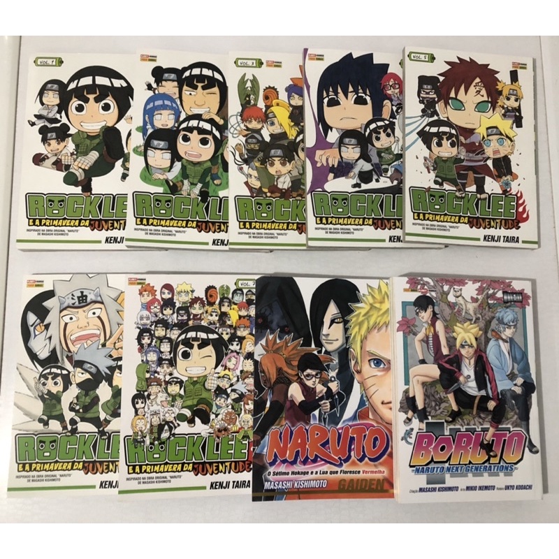 Coleção Mangá Naruto Gold Completo + Gaiden + Rock Lee - Hobbies e