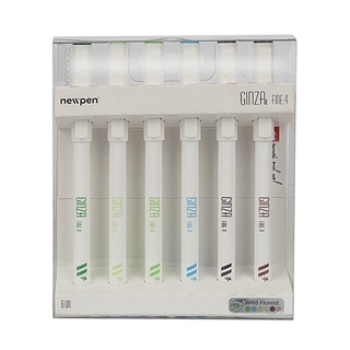 Caneta NEWPEN Fineliner 0.4 Ginza Pro c/ 6 unids