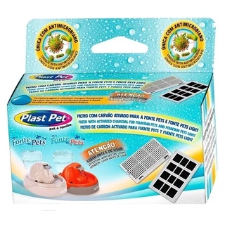 Refil P/ Filtro Fonte Plast Pet Petit C/ Carvão Ativado