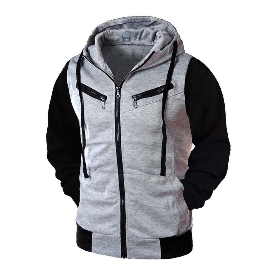 Blusa de frio masculina moleton hot sale com ziper