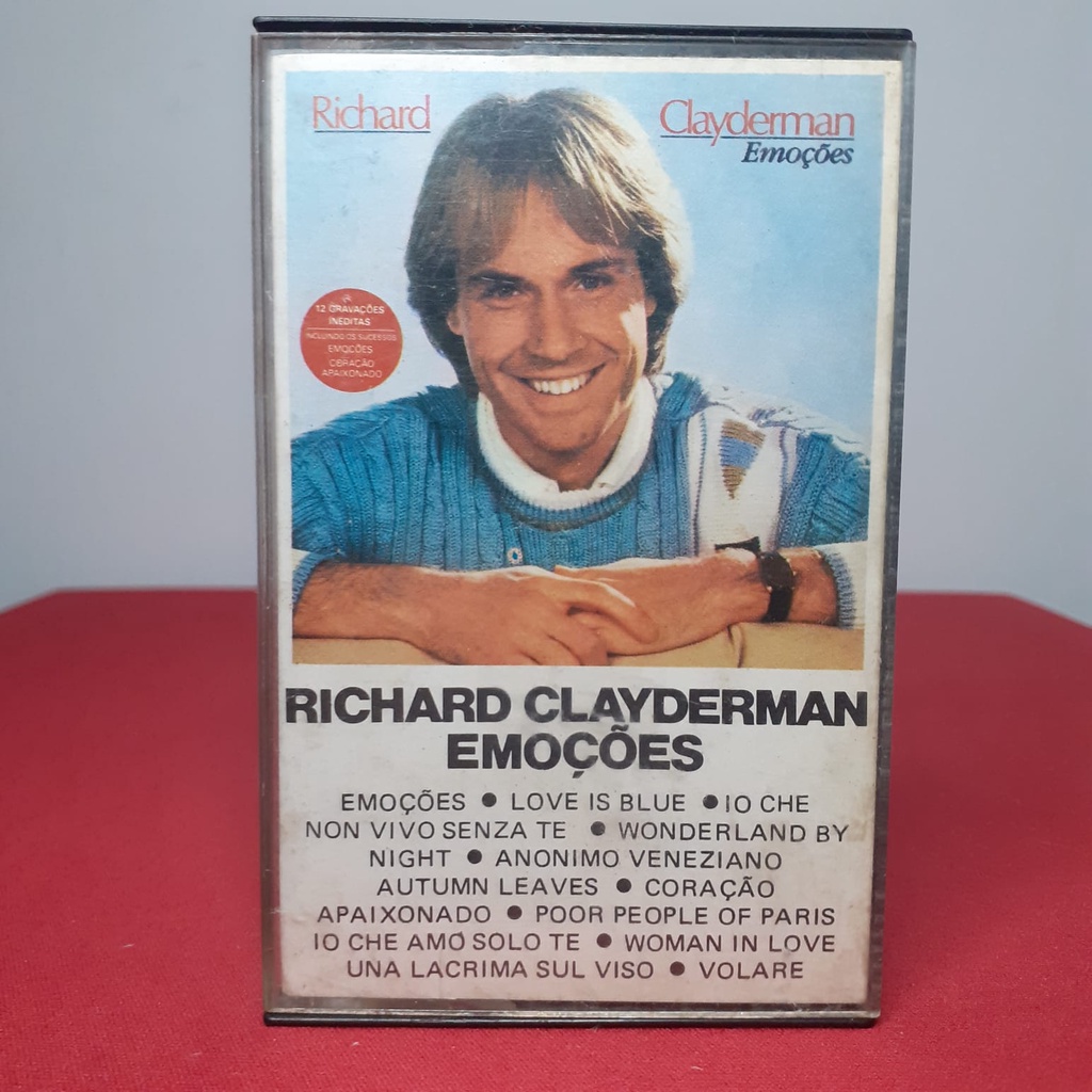 Fita K7 Cassete Richard Clayderman Emo es Shopee Brasil