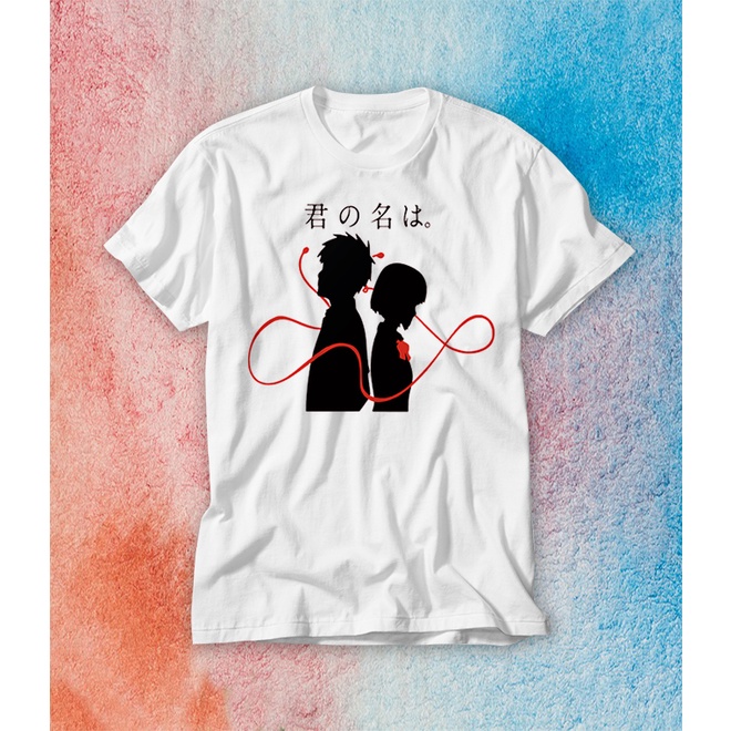 Camiseta unissex Your Name kimi no na wa anime otaku | Shopee Brasil