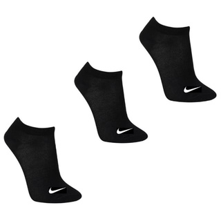 kit 6 ou 3 pares de meia soquete Pretas meia invisível algodão 37 ao 44