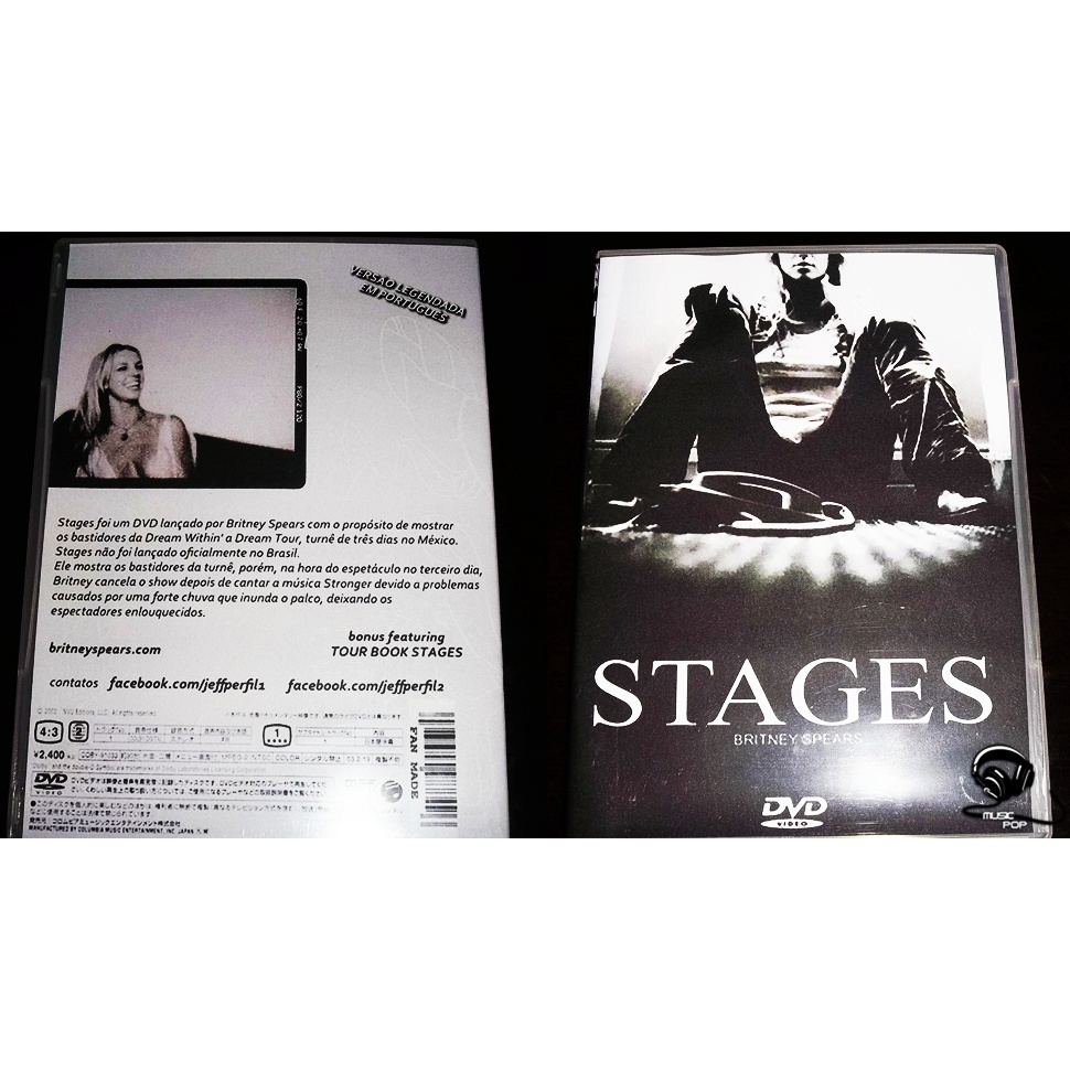 DVD Britney Spears - Stages | Shopee Brasil