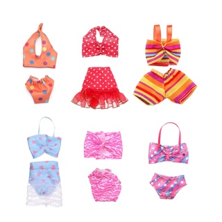 Mix maiôs para barbie 1/6 boneca roupa de banho verão natação bikini praia  roupas acessórios boneca vestir peças - AliExpress