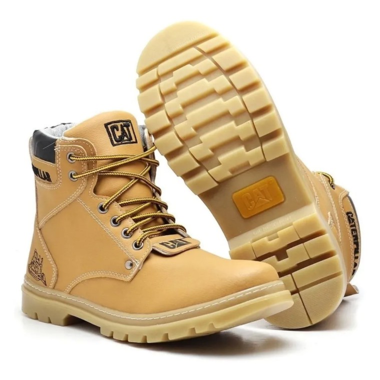 Bota caterpillar best sale em couro