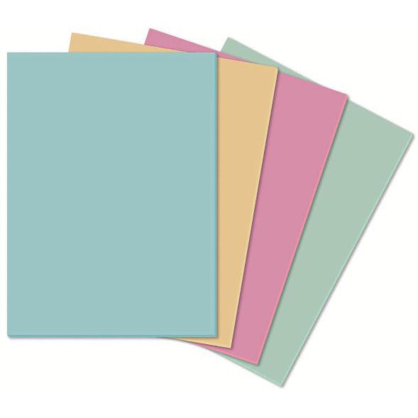 Papel Ofício A4 Sortido Pacote 50 Folhas | Shopee Brasil