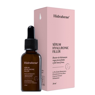 HIDRABENE Sérum Hyaluronic Filler C/ Ácido Hialurônico 1,3% Oil Free Vegano 30ml