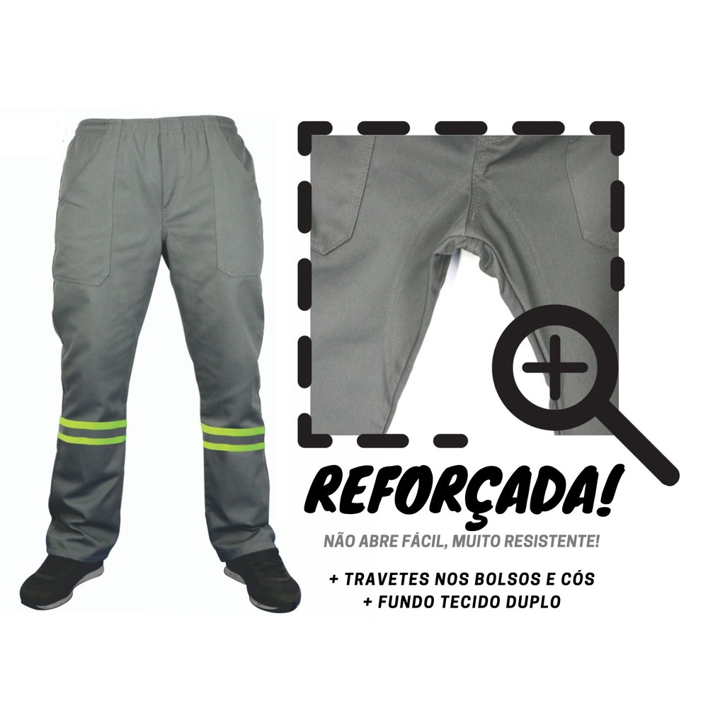 Calças de trabalho reforçadas