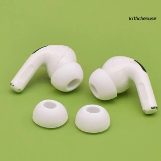 Kithchenuse 1 Par Pontas De Orelha De Silicone Flexível E Confortável Antipoeira Antiderrapante Para Airpods Pro