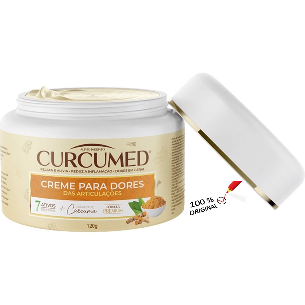 Curcumed 120g Creme Para As Articulações E Dores Musculares | Shopee Brasil