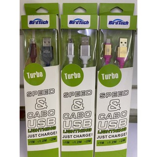Cabo USB borracha Birdtech entrada V8 função Turbo cd