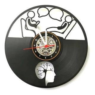 Psicologia Psicólogo - Relógio Disco De Vinil Decoração