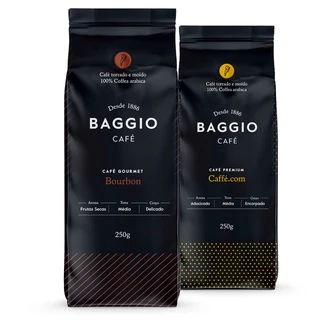 Cafe Em Po Baggio, 2 Pacotes, 500g, Cafe Gourmet Arabica
