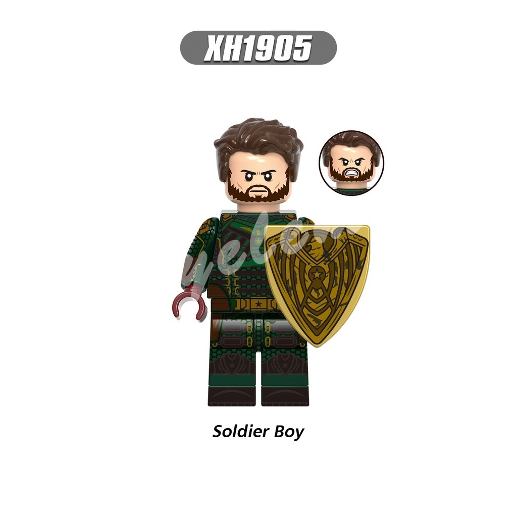 Novos 8 Tipos De Minifiguras Homelander Starlight Soldier Boy Crimson ...