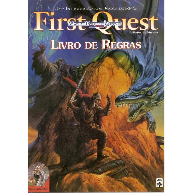 First Quest Livro de Aventuras Introdução aos Jogos RPG c CD - Panini -  Livros de Games - Magazine Luiza