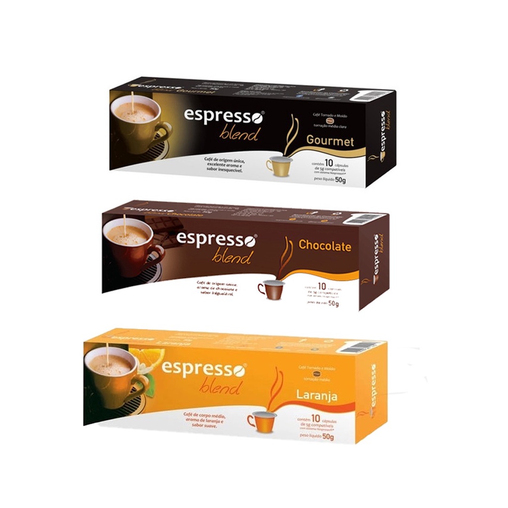 Cápsulas Espresso Blend Chocolate - Compatível Com Nespresso em Promoção na  Americanas