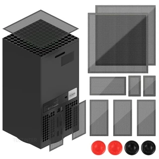 Capa De Filtro De Poeira Anti-Para Console Xbox Series X Ventilador De Resfriamento Tampa À Prova Tampas De Polegar