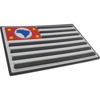 Bandeira Estado De São Paulo Emborrachado Patches - Ponto militar