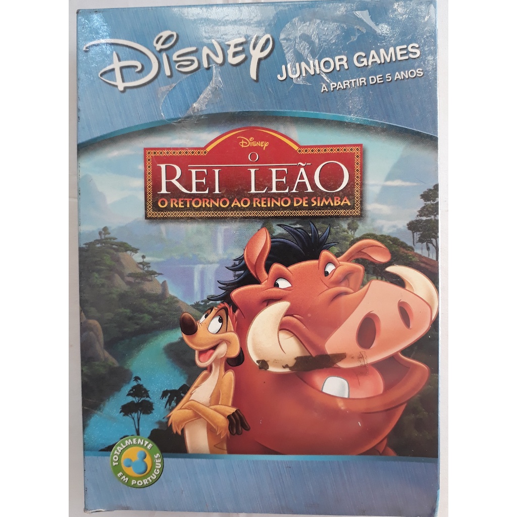 Pc Game O Rei Leão - O Retorno Ao Reino De Simba - Novo- Original ...
