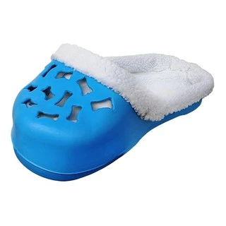 Caminha Croc Chinelo Pet. Cama Para Cães e Gatos Com Veludo Interno