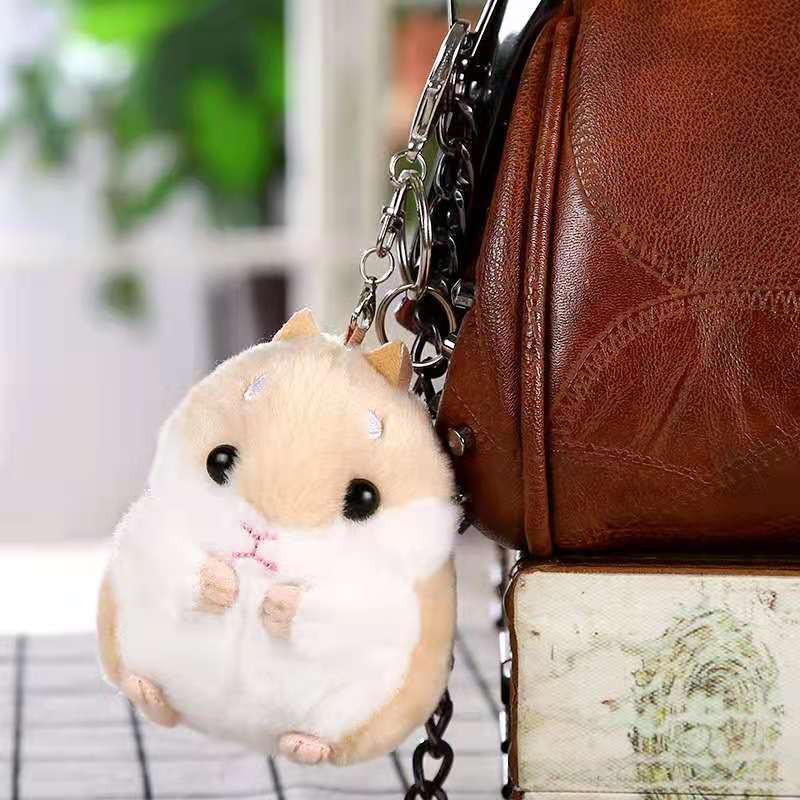 Chaveiro de Pelúcia Hamster 10x9cm